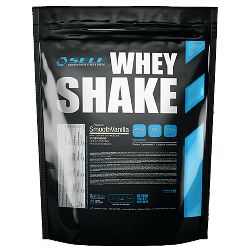 Proteinpulver Shake "Smooth Vanilla" 1kg - 45% rabatt