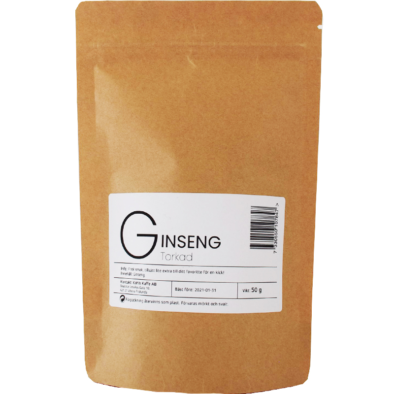 Ginseng Torkad - 36% rabatt