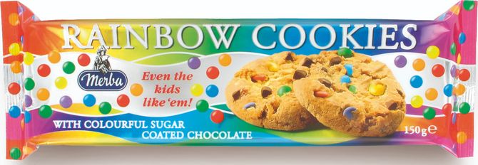 Merba Rainbow Cookies 225g