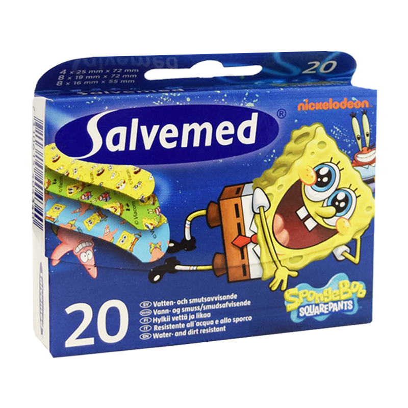 Plåster Svampbob - 44% rabatt