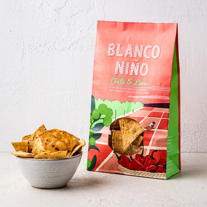 Blanco Nino Chilli and Lime Tortilla chips 170g