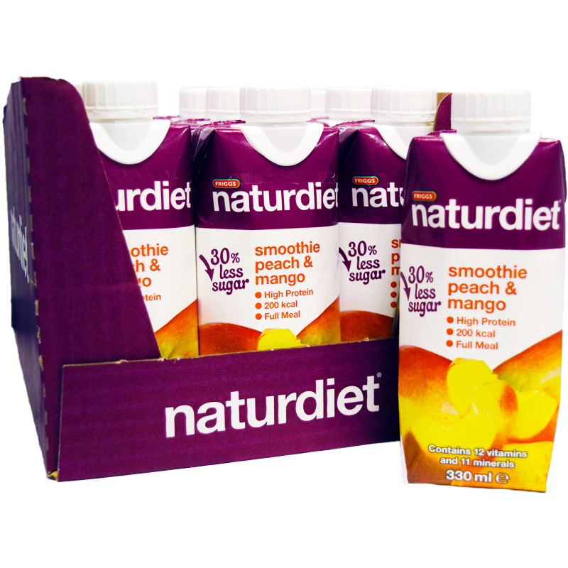 Måltidsersättning Smoothie Peach & Mango 12-pack - 28% rabatt