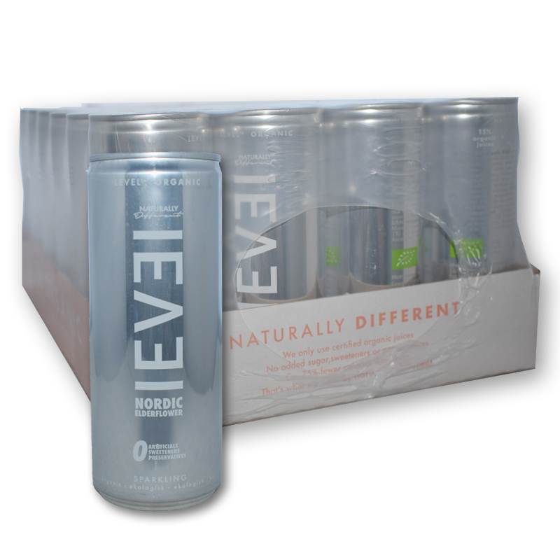 Eko Hel Låda Dryck "Nordic Elderflower" 24 x 250ml - 50% rabatt