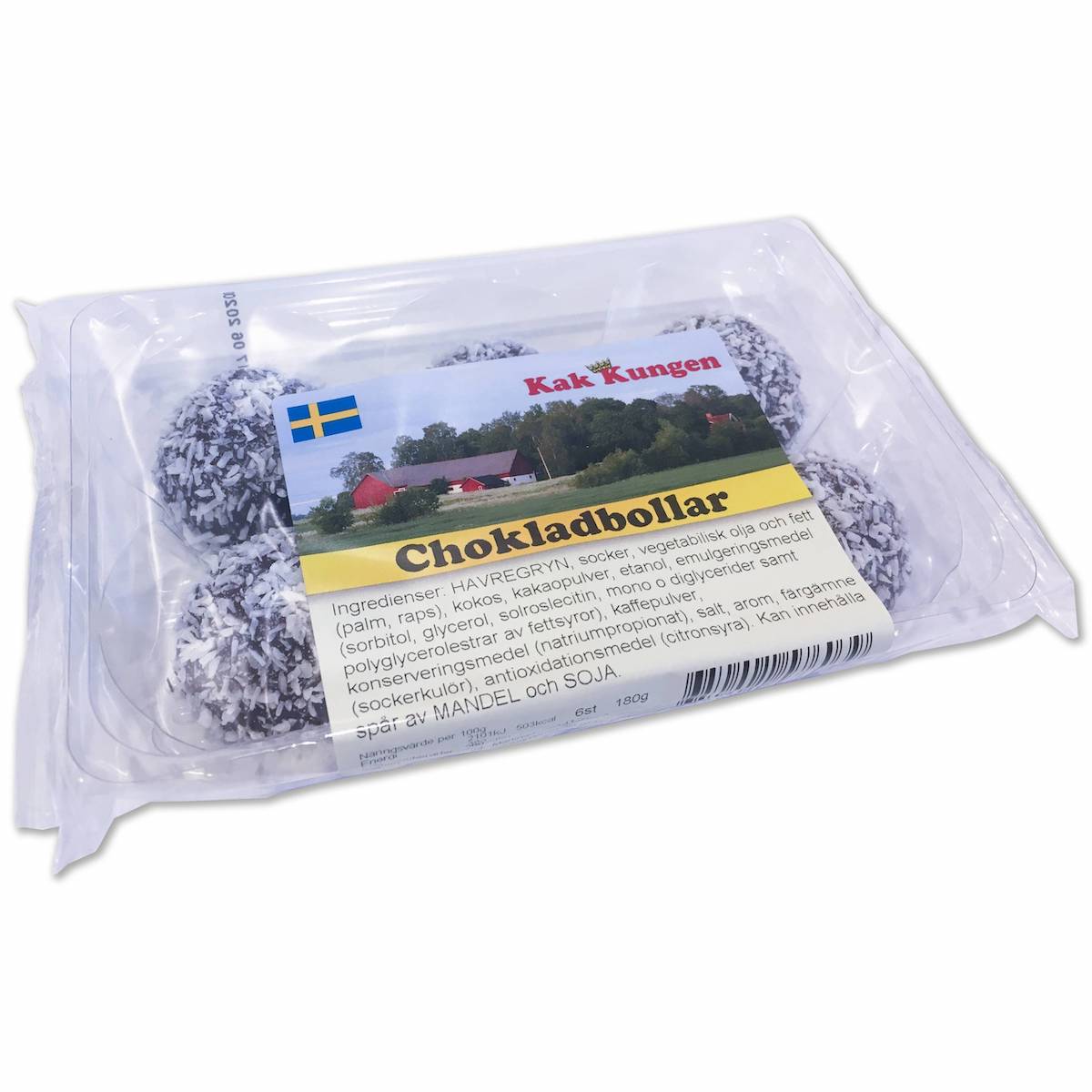 Kak-kungen Chokladboll 6-pack 180g