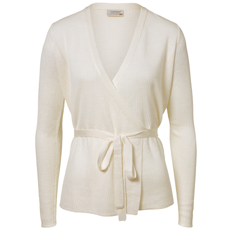 Omlott topp Merinoull Cream Stl M/L - 67% rabatt
