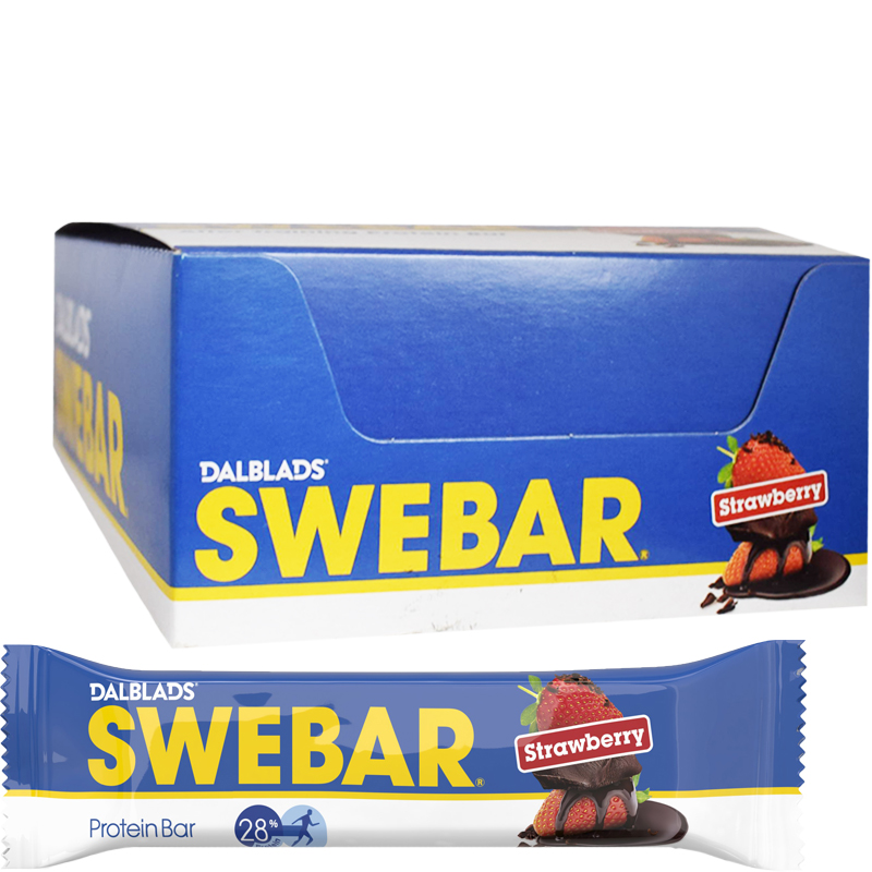 Hel Låda Proteinbars Jordgubbe 20-pack - 23% rabatt