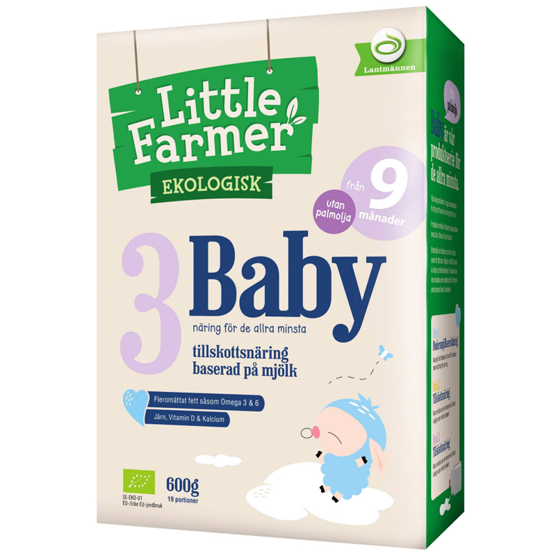 Eko Tillskottsnäring "3 Baby" 600g - 61% rabatt