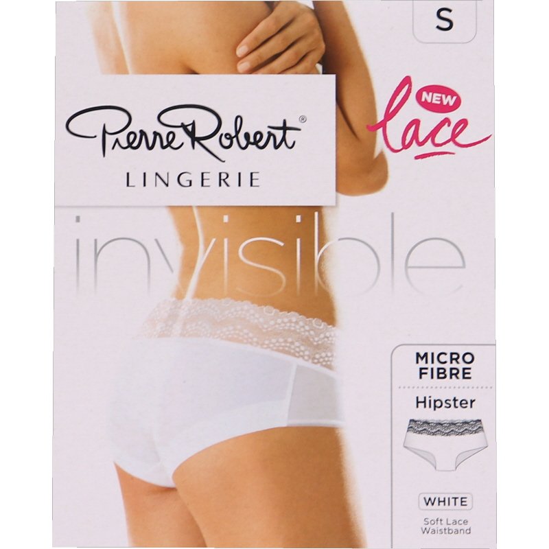 Invisible Hipster Vit Spets St S - 59% rabatt