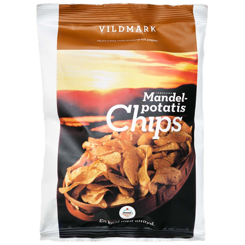 Chips Mandelpotatis Svamp & Svartpeppar - 40% rabatt
