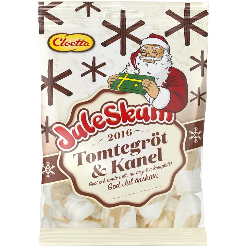 Godis "Juleskum" Tomtegröt & Kanel 100g - 61% rabatt