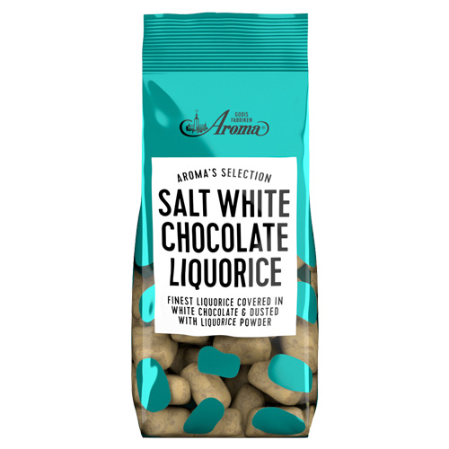 Aroma Salt White Chocolate Liquorice 100g