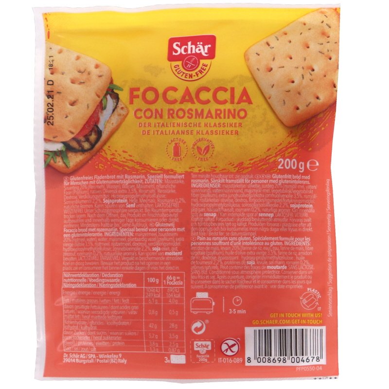 Focacciabröd Glutenfritt - 43% rabatt