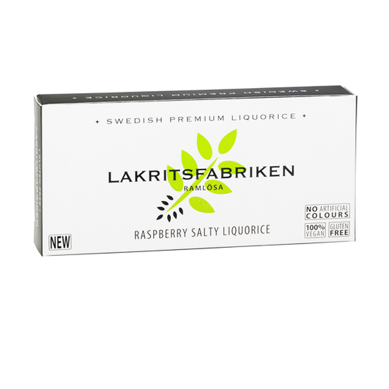 Saltlakrits Hallon 40g - 24% rabatt