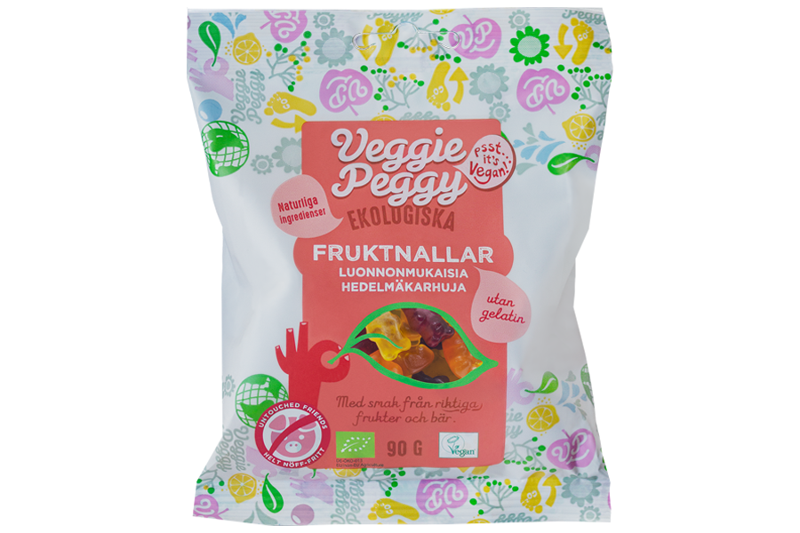 Veggie Peggy Fruktnallar 90g