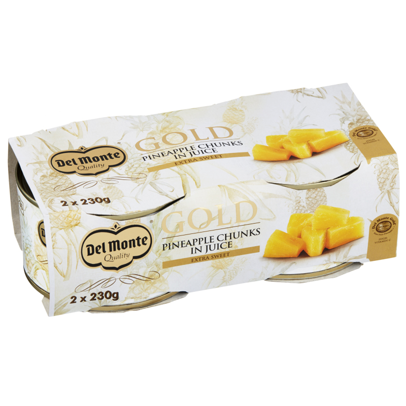 Ananasbitar 2 x 230g - 25% rabatt