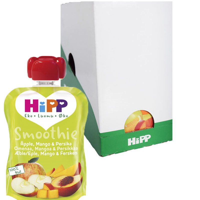 Hel Låda Smoothie Äpple Mango & Persika 6 x 90g - 27% rabatt