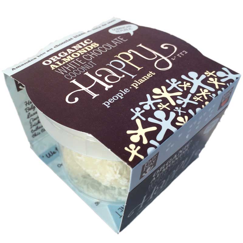 Happy mandlar vit choklad & kokos - 60% rabatt
