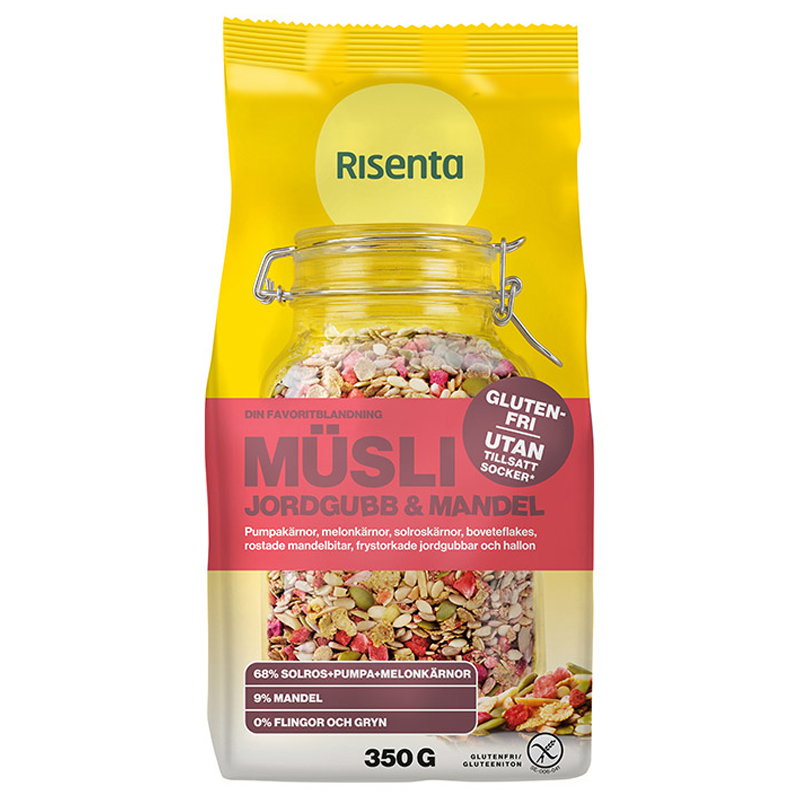 Müsli Jordgubb & Mandel 350g - 44% rabatt