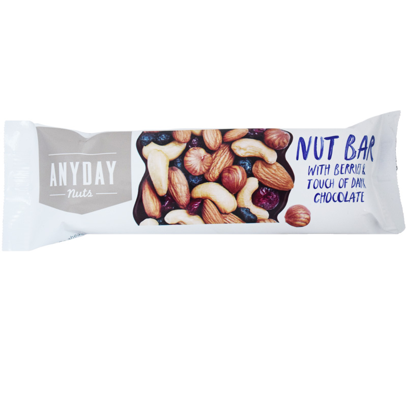 Nötbar "Berries & Dark Chocolate" 44g - 26% rabatt