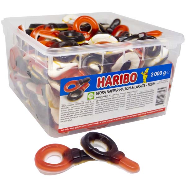 Stora Nappar Hallon/lakrits 2 kg