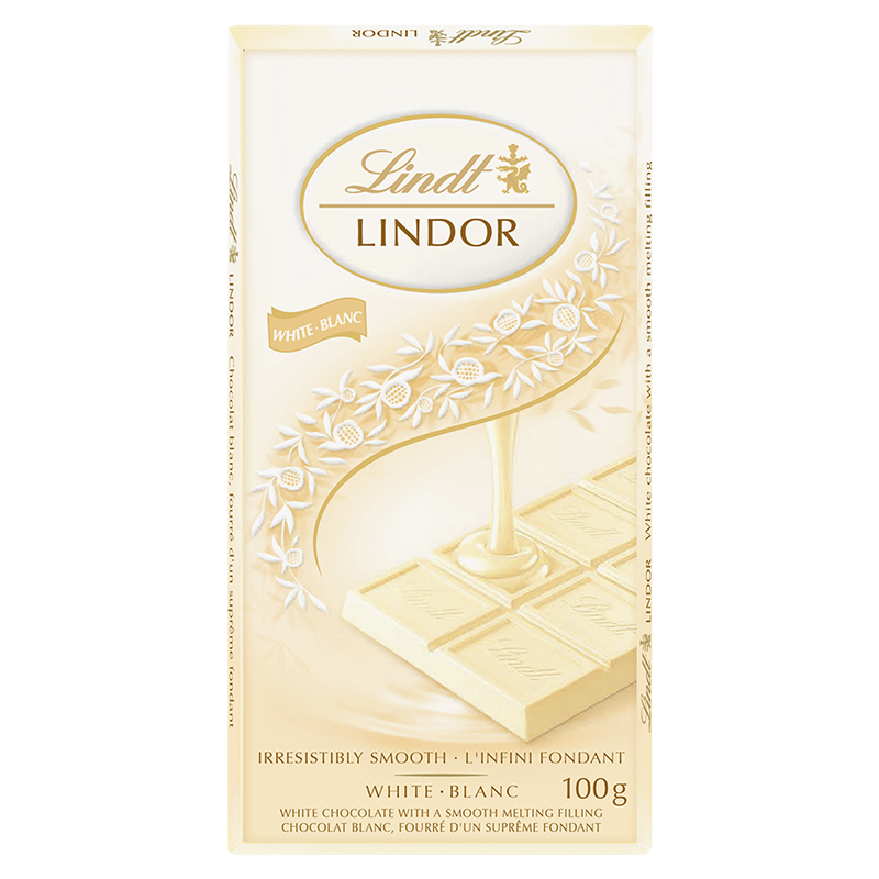 Lindor White Chocolate Bar 100g