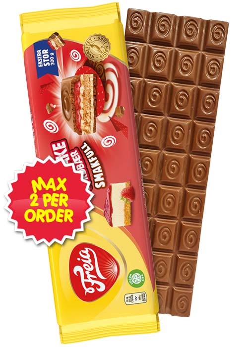 Freia Ostekaka Jordbær 300g MAX 2