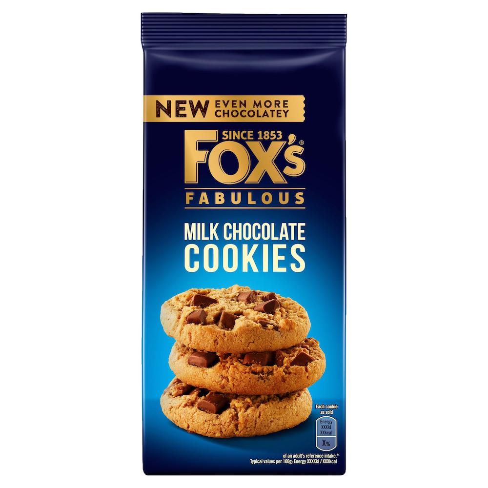 Foxs Fabulous Milk Chocolate Cookies 180g