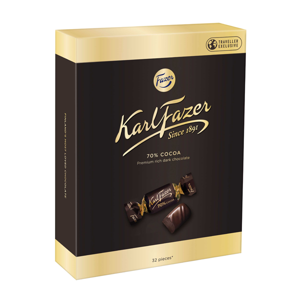 Karl Fazer Dark 70% Box 250g