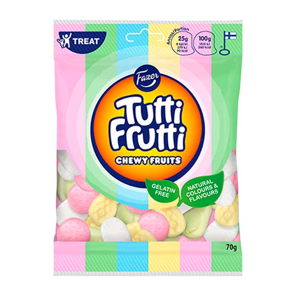Tutti Frutti Chews Fruits 70g