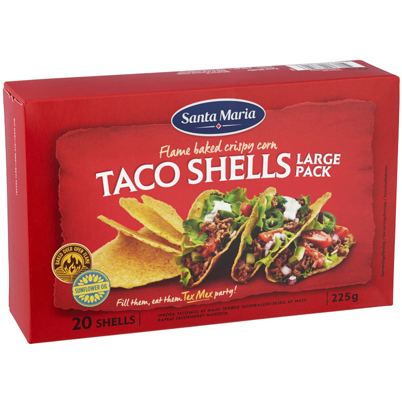 Tacoskal "Large Pack" 225g - 21% rabatt