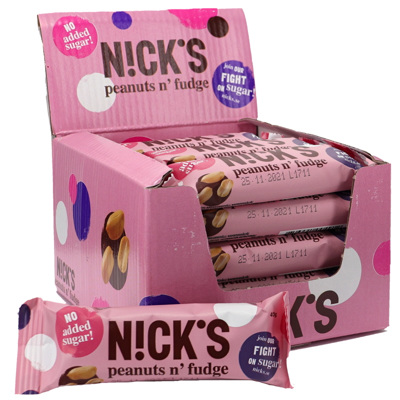 Jordnötsbar Fudge 20-pack - 38% rabatt