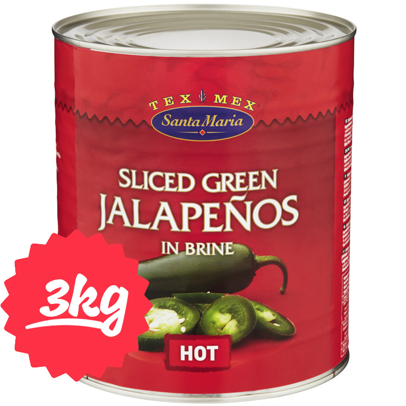 Jalapeños "In Brine" 3kg - 80% rabatt