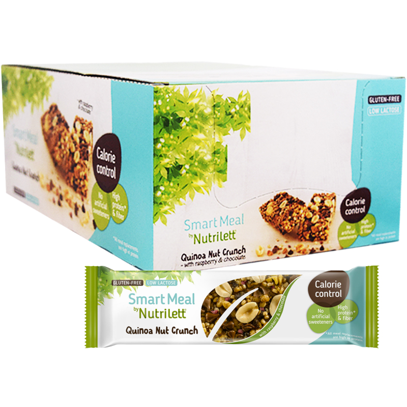 Hel Låda Mealbar "Quinoa Nut Crunch" 15 x 56g - 50% rabatt