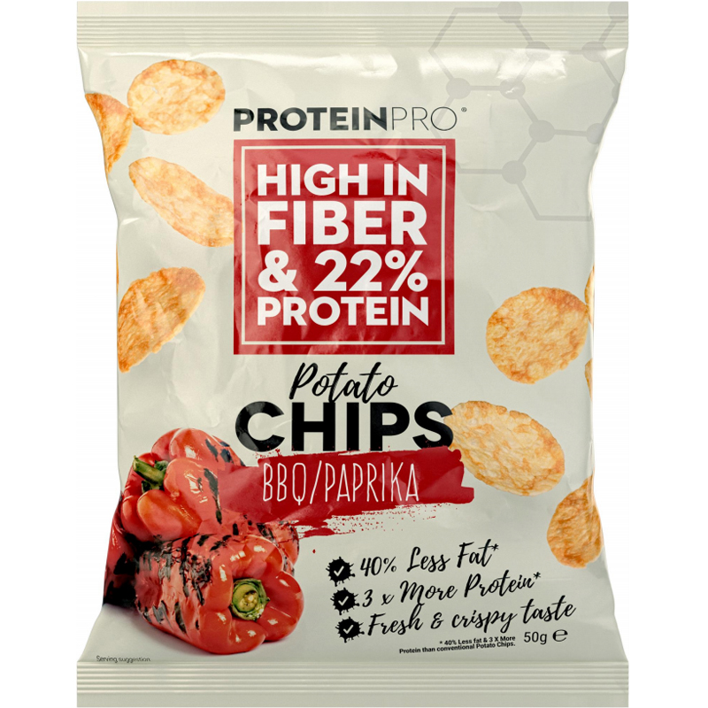Proteinchips "BBQ" 50g - 74% rabatt