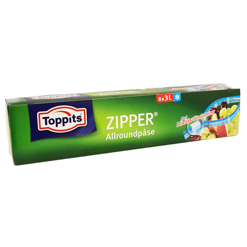 Allroundpåsar Zipper 8-pack - 16% rabatt