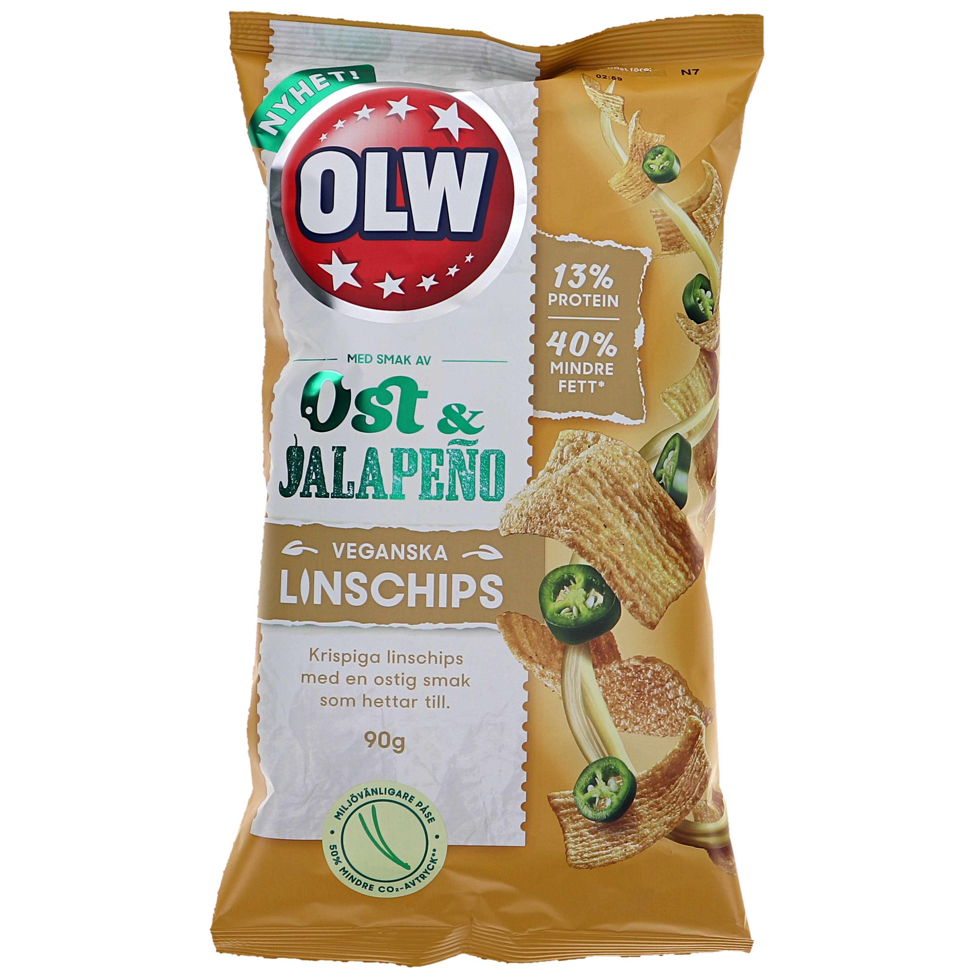 Linschips Ost & Jalapeño - 35% rabatt