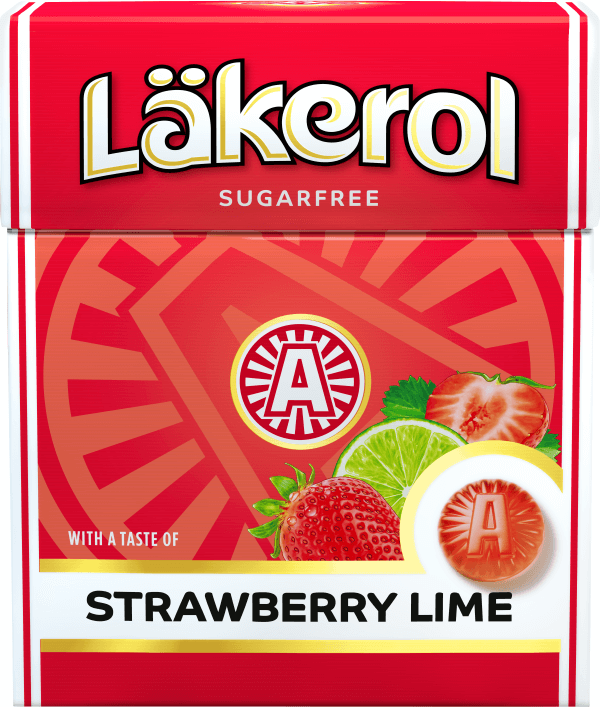 Läkerol Strawberry & Lime 25g