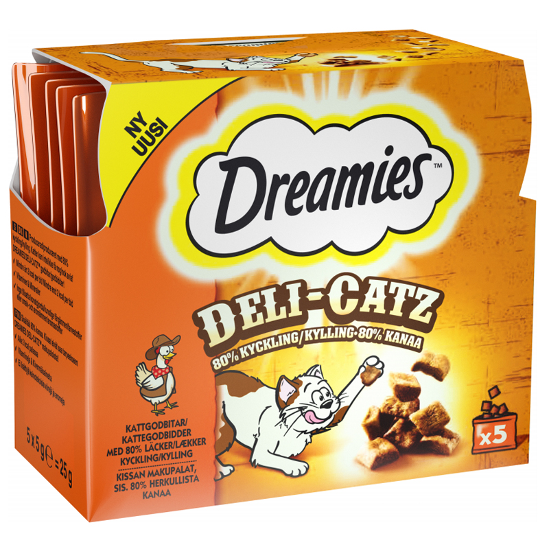 Kattgodis "Delicatz" Kyckling 5 x 5g - 80% rabatt