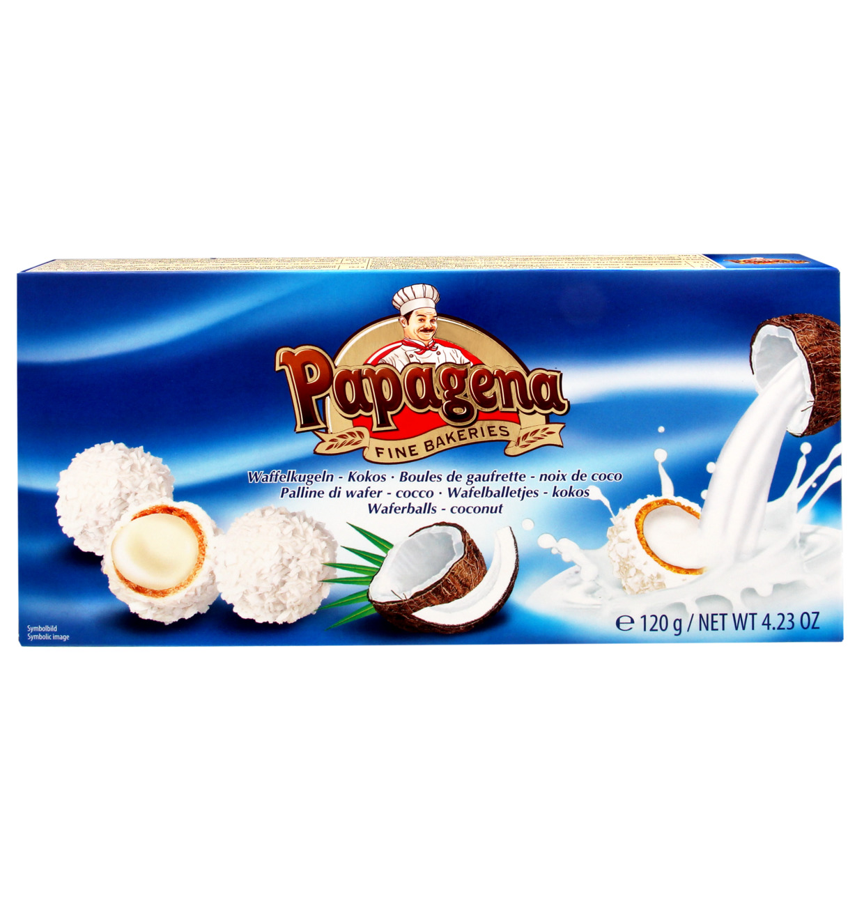Papagena rånbollar med kokosfyllning 120g
