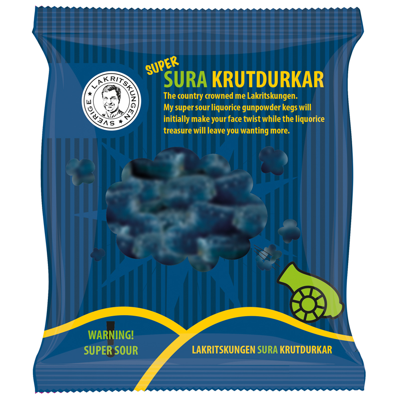 Godis "Supersura Krutdurkar" 100g - 47% rabatt