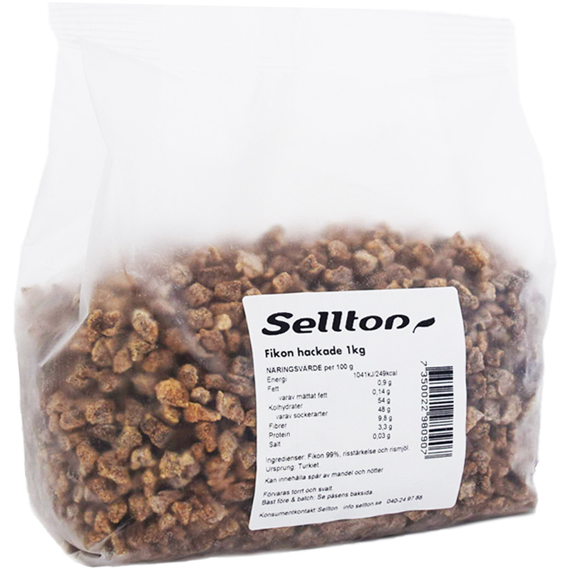 Hackade Fikon 1kg - 34% rabatt