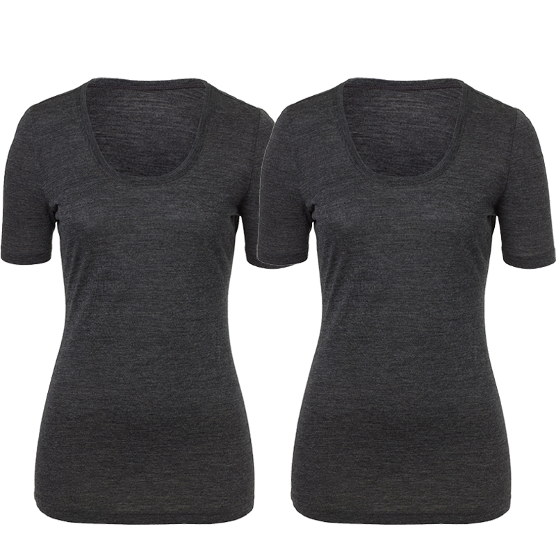 T-shirt "Charcoal Grey" Medium 2-pack - 67% rabatt