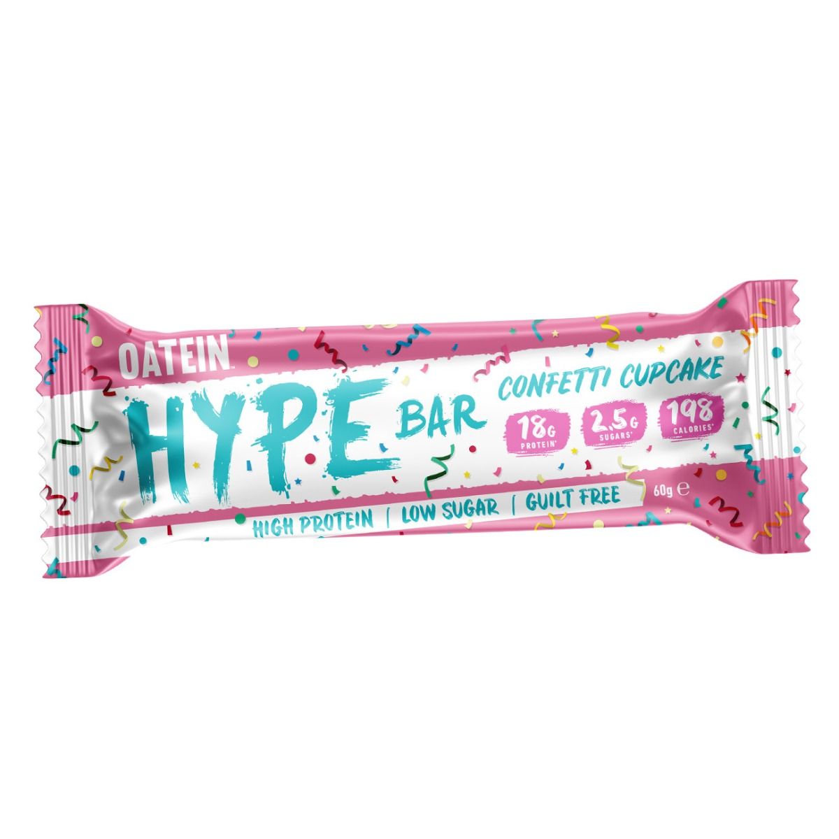 Oatein Hype Bar - Confetti Cupcake 60g