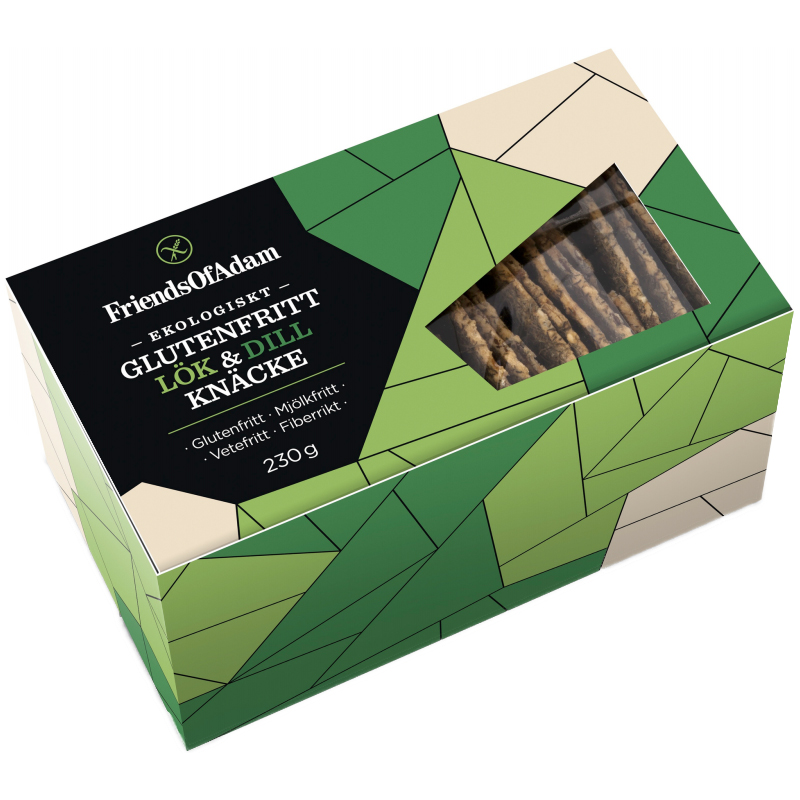 Eko Knäckebröd Lök & Dill 230g - 26% rabatt