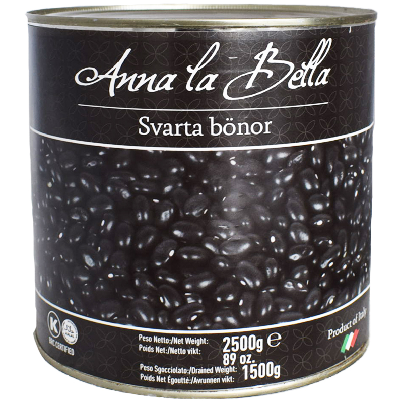 Svarta Bönor 2500g - 62% rabatt