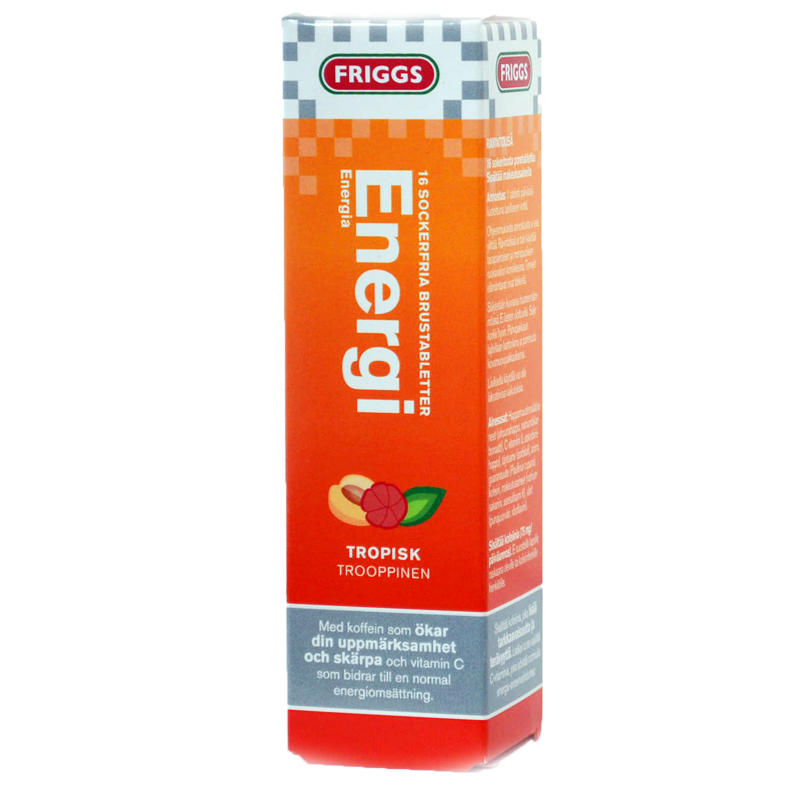Brustabletter Energi 16st - 33% rabatt