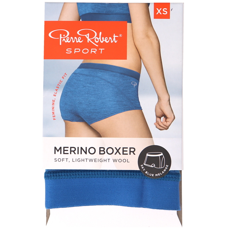 Träningstrosor Boxer Merinoull Sky Blue Stlk XS - 67% rabatt