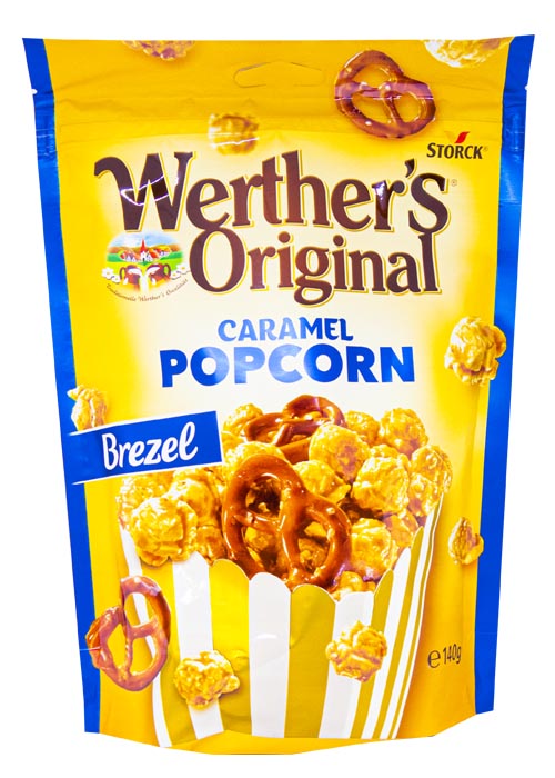 Caramel Popcorn Werthers Brezel 140g