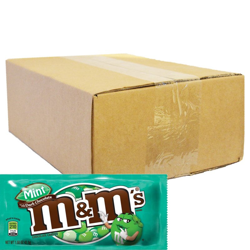 Hel Låda Godis "Mint & Dark Chocolate" 24 x 46g - 45% rabatt