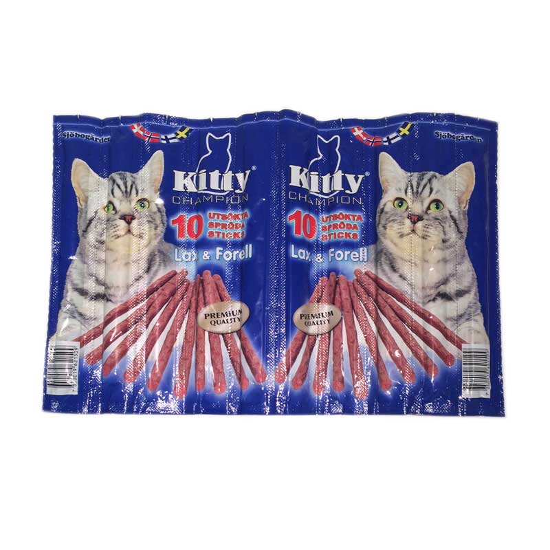 Kattmat - Lax- och forellsticks - 70% rabatt